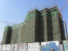 邯臺大廈項目工地已出地面七層，預(yù)計今年六月封頂