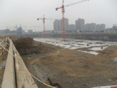 金世紀(jì)花園均價暫未公布，工地正在做地基處理
