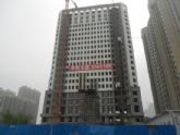 百信大廈：邯鄲城東高端寫字樓項(xiàng)目目前做外立面