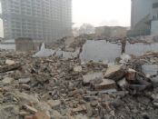 泰達(dá)大廈拆遷工作已基本完成 現(xiàn)正在做地面平整工作