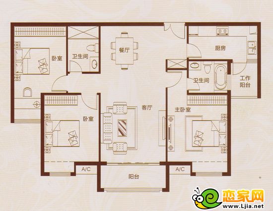 龙湖公馆均价6000元/㎡ 14#,17#户型邀您鉴赏