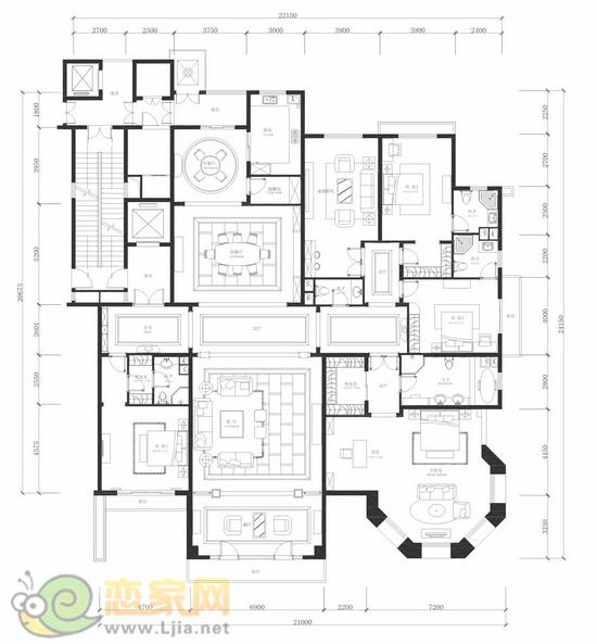 锦河湾450平米户型