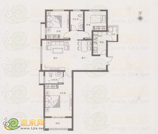 邯郸首席全能型城市公寓恒隆广场户型品鉴