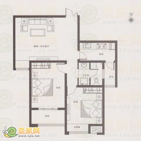 邯郸首席全能型城市公寓恒隆广场户型品鉴