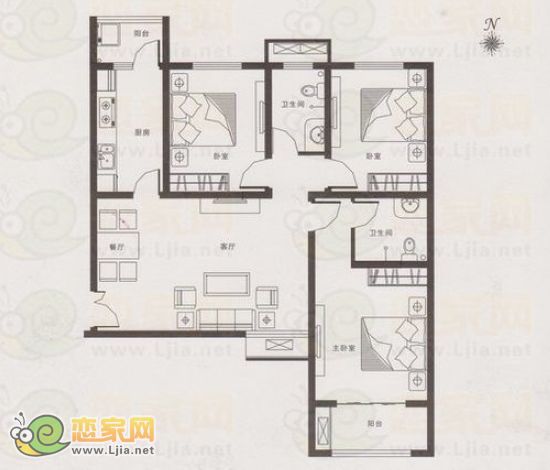 邯郸首席全能型城市公寓恒隆广场户型品鉴