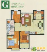 緊湊實用小三房，稽山御府天城118平米G戶型點評