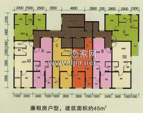 金泽苑abcd户型