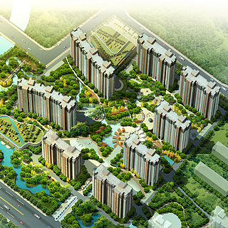 頤景藍灣：滏陽河岸全生態(tài)house建筑群