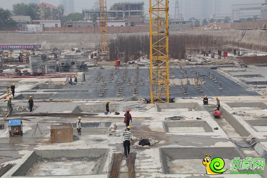玉如意地基建設(shè)完成，部分樓棟正起地下一層
