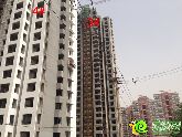 金色漫城工地火熱施工中，現(xiàn)房風(fēng)采初現(xiàn)