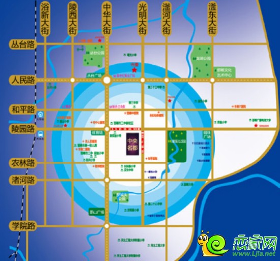 中央名都內(nèi)設(shè)多種配套設(shè)施，預(yù)計2016年上旬交房