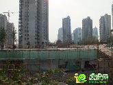 月亮灣7月最新工程進(jìn)度 外立面裝飾現(xiàn)火熱進(jìn)行中