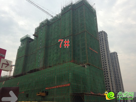 現(xiàn)代奧城7號樓已蓋至地上20層 預(yù)計今年年底交房
