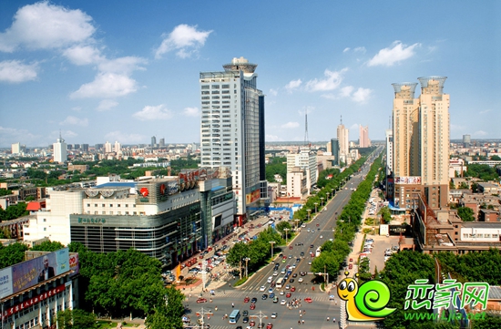 邯郸市人民路街景