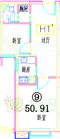 戀家網(wǎng)獨(dú)家：16.8萬(wàn)趙都新城精選養(yǎng)老房戶型圖