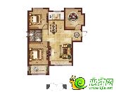 一次到位的戶型  107㎡三房中戶全明戶型解析