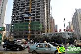 IFC國際金融大廈 玻璃幕墻正在建設(shè) 新風(fēng)、空調(diào)入場