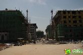 陽光東尚·香樟園最新進度  防水和回填土工作進行中