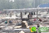 錦繡江南二期新建樓座出地面13層 一期正在建園林