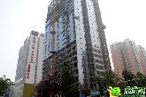 IFC國際金融大廈火熱施工中 正在做玻璃外墻