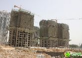 錦繡江南施工進(jìn)度神速 二期新建樓座出地面16層