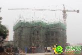 興盛苑二期35#樓施工有速 已出地面5層