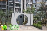 錦繡江南火熱施工 一期園林正在進(jìn)一步完善中