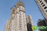 榮盛江南錦苑一期全部封頂 二期1#樓出地7層