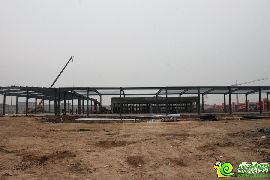 邯鄲·華耀城售樓部正在建設(shè)當(dāng)中 工地開足馬力！