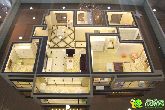 榮盛觀邸樣板間外部結(jié)構(gòu)已建好 園林水系正在進(jìn)行