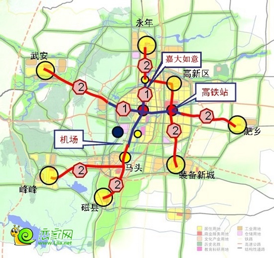 2011-2020城市道路规划图