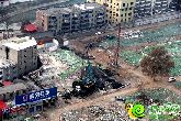 你沒見過的東信金茂府：老市場拆完，土地試樁中！
