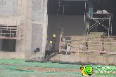 浙江商貿(mào)城冬日里施工不斷，內(nèi)部建設(shè)進行中