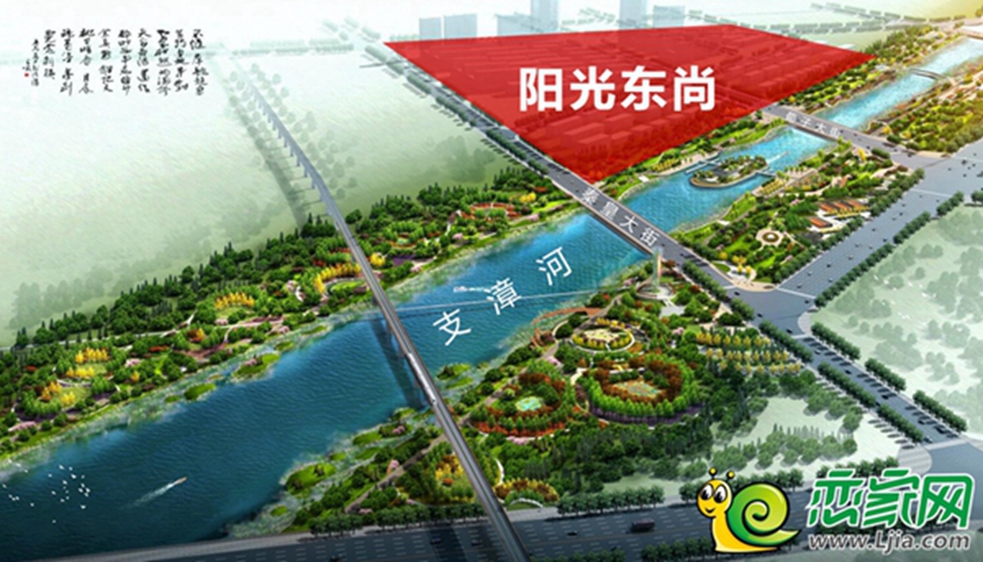 陽光東尚地塊位置