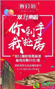 雙11限量房源特惠來襲！僅此一次！經(jīng)典一旦錯過不可復制！
