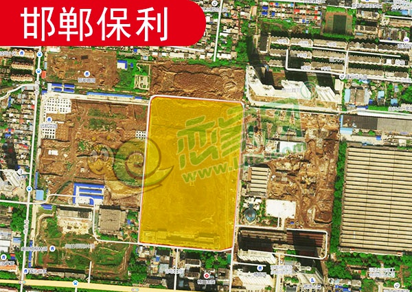 邯鄲保利地塊航拍圖