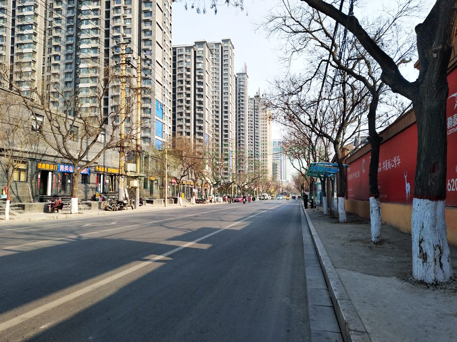 陵西大街實景圖（2018.3.24）