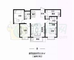 119㎡戶型圖