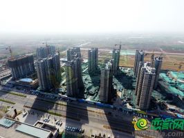 萬浩新城最新航拍實景圖 東西區(qū)同時崛起