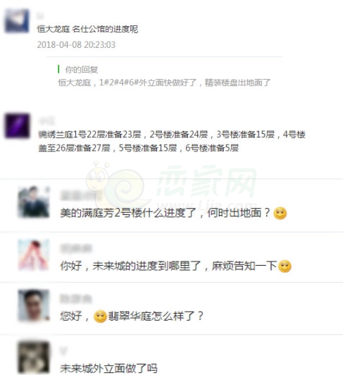 網友留言及交流內容部分截圖