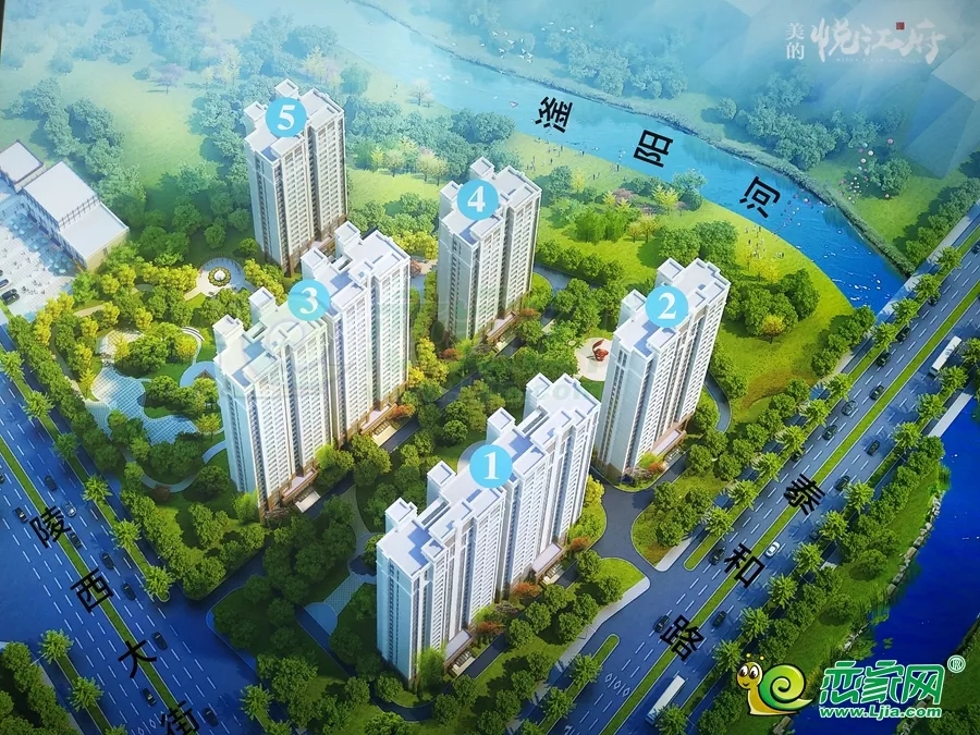  美的悅江府效果圖