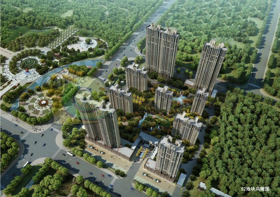 公園印象鳥瞰圖