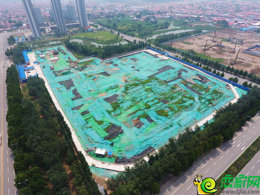 遠(yuǎn)邦名城工地航拍圖（2018.7.15）