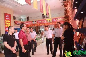 廣西欽州市政府辦副主任梁日蒞臨林安考察