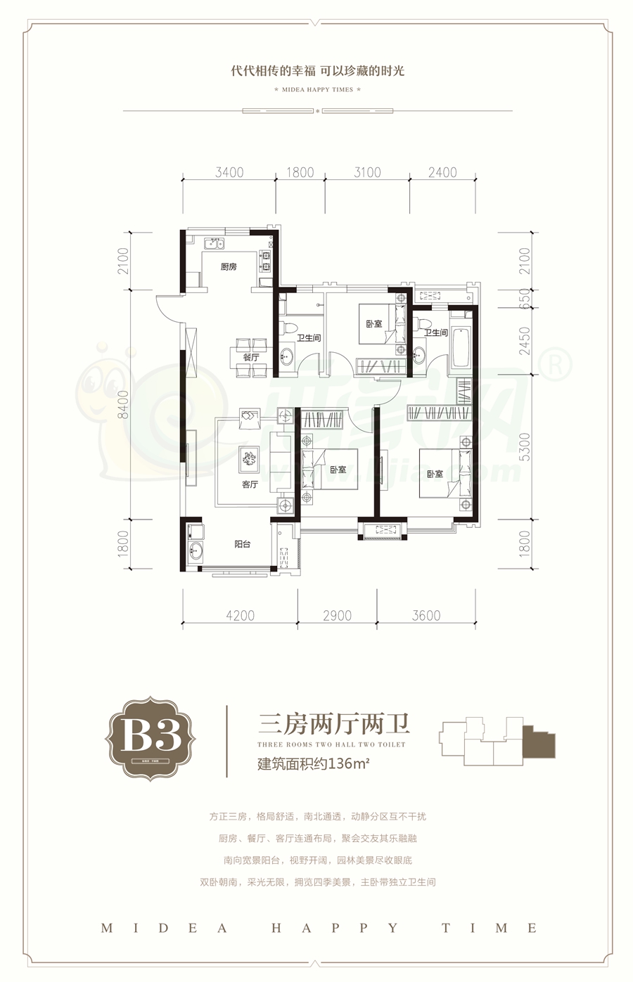 美的·幸福时光_美的·幸福时光户型图_邯郸美的