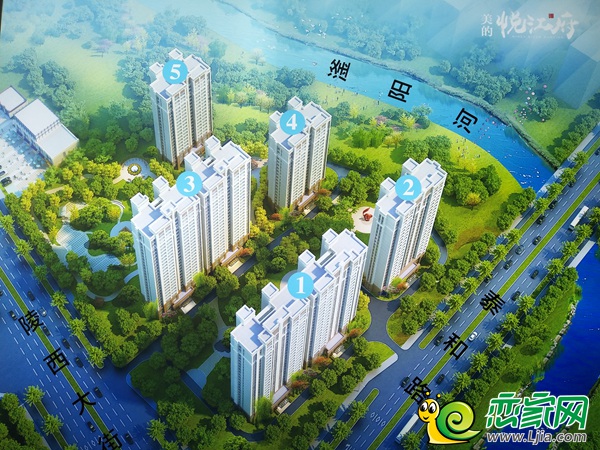 美的悅江府效果圖