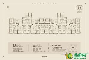 3號樓平面戶型圖
