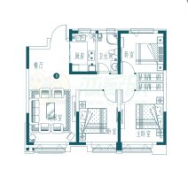1號樓B戶型