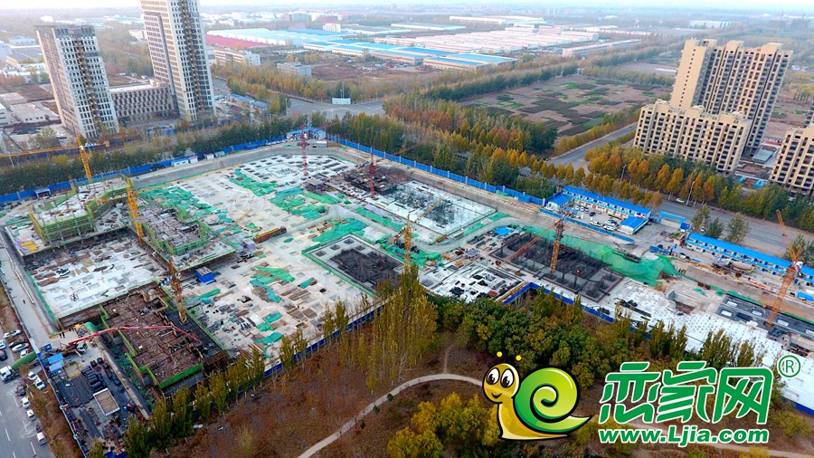 遠(yuǎn)邦名城工地航拍圖（2018.11.18）