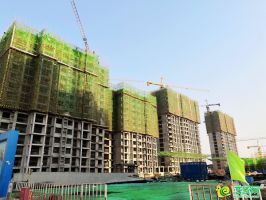 葫蘆播進(jìn)度：榮科·家苑施工進(jìn)度統(tǒng)攬 又一棟樓喜封金頂